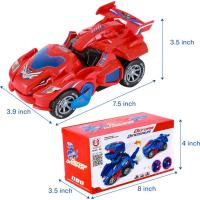 Transformador de Coche con Luces y Música, Dinosaurio, Juguetes Infantiles, Regalos - details 4