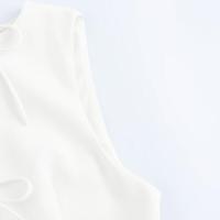 Vestido clásico de moda para mujer con dobladillo ancho y lazo - details 16