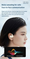 Auriculares Business Elite con conducción de aire OWS, inalámbricos por Bluetooth, gancho para la oreja, micrófono HD, estéreo envolvente HiFi, auriculares deportivos para música - details 6