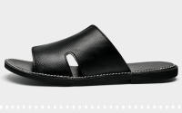 Zapatillas de verano nuevo desgaste de cuero de los hombres de arrastre antideslizante y desodorante zapatillas de los hombres - details 4