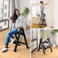 Escalera Plegable de 2 Peldaños de Aluminio Escalera de Tijera con Pedal Ancho Antideslizante - details 5