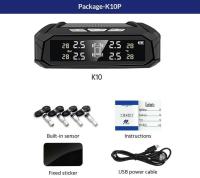 Reloj Solar TPMS Sistema de supervisión de presión de neumáticos automático 4 sensores presión de neumáticos de 8bar adecuado para varios vehículos - details 12