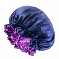 Gorro de Satén de Doble Capa Protección de Cabello de Noche para Mujeres Gorro de Dormir Reversible - details 5