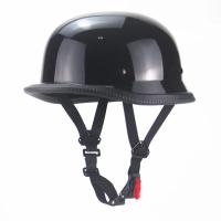 Casco de Motocicleta Vintage Casco Abierto de Cara, Casco Medio de Seguridad Facial Alemán, Casco Retro para Scooter - details 1