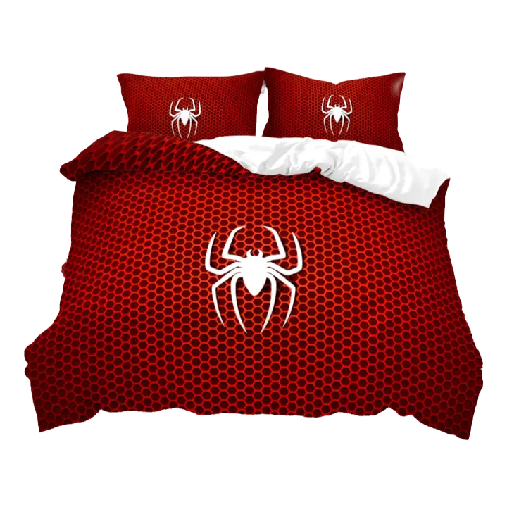 Juego de funda nórdica Honeycomb Spider para niños, ropa de cama de Halloween de tamaño individual, doble, Queen, US Twin, tamaño King, Reino Unido - 1