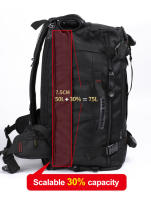 Mochila de Viaje Grande Capacidad 70L 50L para Deportes Fitness Bolsa de Mano para Almacenamiento de Zapatos Equipaje Laptop Negocios Bolsa para Escalar - details 3