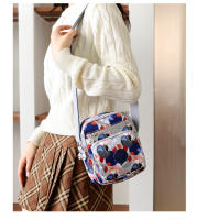 Nuevo bolso de tela de flores de hombro, bolso de mensajero informal de moda, mochila pequeña de compras - details 20