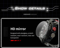Reloj de Pulsera Deportivo SMAEL con Movimiento de Cuarzo y LED Alarma Militar para Hombres Resistente al Agua Material TPU+Plástico Bucle de 210mm - details 7