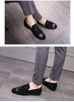 Mochaxin-zapatos de conducción de cuero italiano para hombre, calzado informal, clásico, hecho a mano, de alta calidad, antideslizantes, color negro, novedad de 2022 - details 2