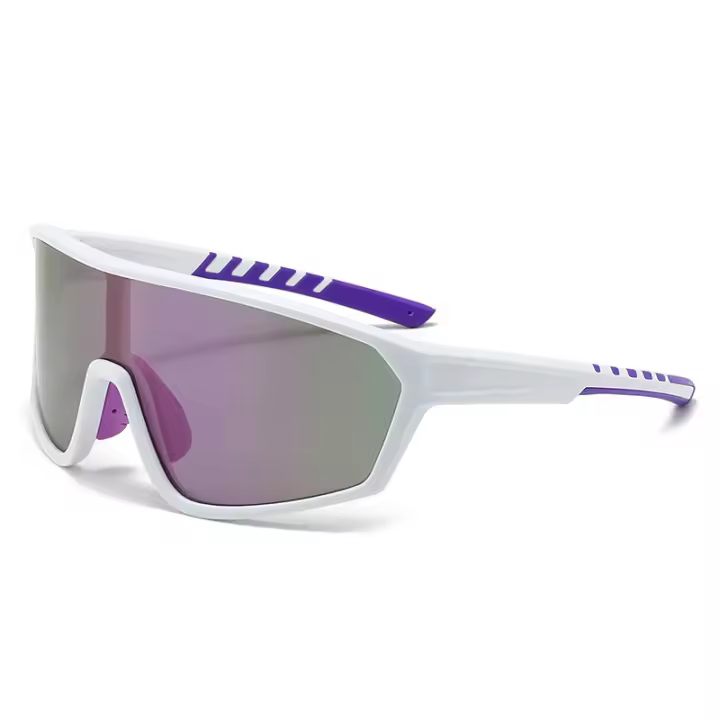 Nuevas gafas de sol deportivas de una pieza con montura grande, gafas de sol coloridas de moda, gafas de ciclismo - 1