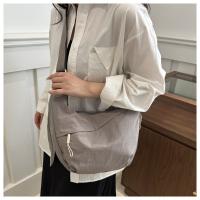 Bolso cruzado Hobos de Color sólido a la moda, bolso de hombro informal de alta capacidad, bolso de viaje ligero Simple para ir al trabajo - details 3