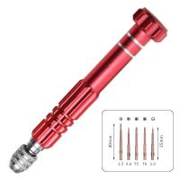 Kit 5 en 1 Destornillador pequeño multifuncional Herramienta de reparación Accesorio para anteojos Relojes Electrónica - details 10