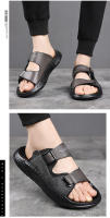 Nuevo verano versátil de una palabra zapatillas de los hombres antideslizante y ligero sandalias de los hombres antideslizante al aire libre casual sandalias - details 11