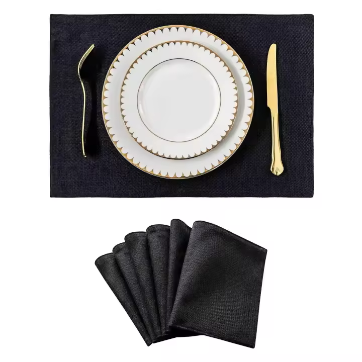 Manteles brillantes resistentes al calor para el hogar, para mesas, mesa de comedor, manteles personales para interiores y exteriores, - 1