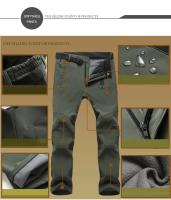Pantalones de Concha Suave para Invierno Impermeables, A Prueba de Viento, Ideales para Acampar y Esquiar - details 7