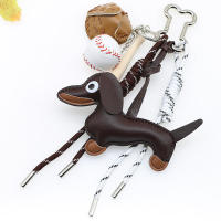 Nuevo llavero personalizado de dibujos animados, bolso colgante, serie, bolsa con forma de perro salchicha, decoración colgante para regalo - details 2