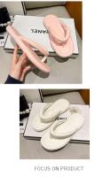 Chanclas planas Inspopulareva ultraligeras de verano para mujer, zapatos de playa dulces en colores caramelo, prendas de vestir enrolladas para niñas - details 17