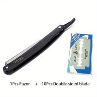 Afeitadora Manual para Hombres Herramienta de Barbería de Acero Inoxidable Fácil de Usar - details 1