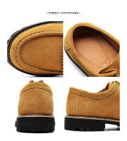 Nuevos zapatos de cuero casuales anti-terciopelo que aumentan los zapatos bajos - details 24