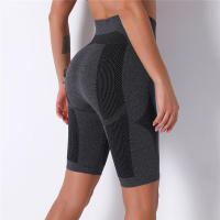 Pantalones cortos de entrenamiento para mujer, cinco puntos para fitness, ropa de gimnasio, pantalones cortos de yoga sin costuras - details 10