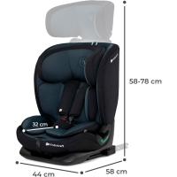 Silla de Coche Isofix para Niños Grupo 1/2/3 9-36 Kg Normativa R129 Protectores Laterales - details 2