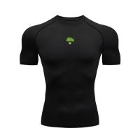 Camisetas de Correr para Hombres Secado Rápido de Broccoli Ropa de Gimnasio Ajustada - details 9