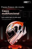 Casco integral moto mujer aire libre modular hombre MX Carreras de Locomotora - details 0
