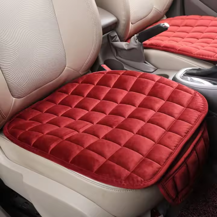 1 unidad de asiento de silla delantera, alfombrilla protectora antideslizante para asiento de coche, Protector de asiento de coche, almohadilla transpirable, cojín para asiento de vehículo - 1