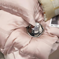 Juego de Ropa de Cama de Algodón Tencel 100% Premium Color Sólido, Tamaño de Cama Rey/Reina, Fibra de Planta Natural - details 4