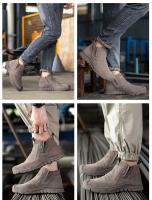 Botas de Trabajo de Acero Indestructibles Zapatos de Trabajo Anti-Agujeros para Hombres - details 3