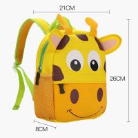 Mochilas escolares de animales para niños pequeños, morral Escolar de neopreno con dibujos de monos en 3D, para guardería - details 0
