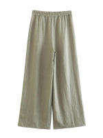 OUWU- Primavera Verano 2025 Ropa de Calle Traje de Mujer Moda Cuello Vuelto Cinturón Chaleco Sin Mangas + Pantalones Largos de Pierna Ancha de Cintura Alta - details 17