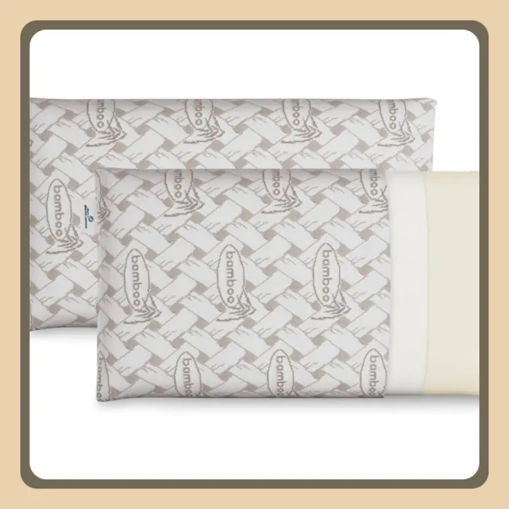 Almohadas Bambú Visco Pack 2 Chloe con Doble Funda, 70cm, Transpirables, Antiácaros, Termoregulables, Firmeza Media, Ergonómicas, Adaptabilidad, Tejido Strech. Fabricadas en España - 1
