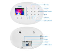 Sistema de Alarma de Seguridad para el Hogar KERUI Tuya WIFI GSM con Sensor de Movimiento Inalámbrico RFID APP IP Cámara Siren Alexa Certificación RoHS - details 16