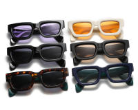 Toyear-gafas de sol cuadradas clásicas para mujer y hombre, lentes de sol de tendencia, diseñador de lujo, gafas de conducción Punk, UV400 - details 2