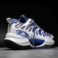 Zapatos deportivos informales de caña alta para uso al aire libre, zapatillas de baloncesto luminosas transfronterizas para las cuatro estaciones para hombres - details 2
