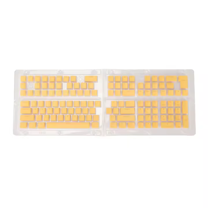 Accesorios de teclado, PBT Pudding Keycaps 129 teclas translúcidas OEM altura doble inyección DIY Keycaps para teclados mecánicos - 1