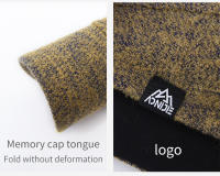AONIJIE M33 Unisex Warm Wool Knitted Hat Short Brim Baseball Cap Soft Equestrian Cap Protect Ear Fall Winter For Running Hiking - details 12