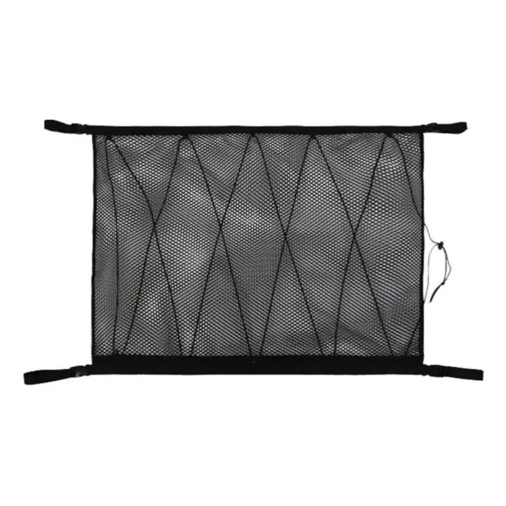 Portaequipajes rojo para coche, portaequipajes rojo para techo, Bolsa de malla universal - 1
