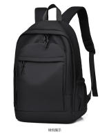 Mochila sencilla de gran capacidad para chica universitaria, mochila ligera unisex, mochilas escolares de color sólido para estudiantes - details 15