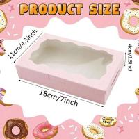 Cajas de Dulces de Pastel de Papel Kraft 10/20Pcs Ideal para Empaquetado de Joyas de Boda - details 1