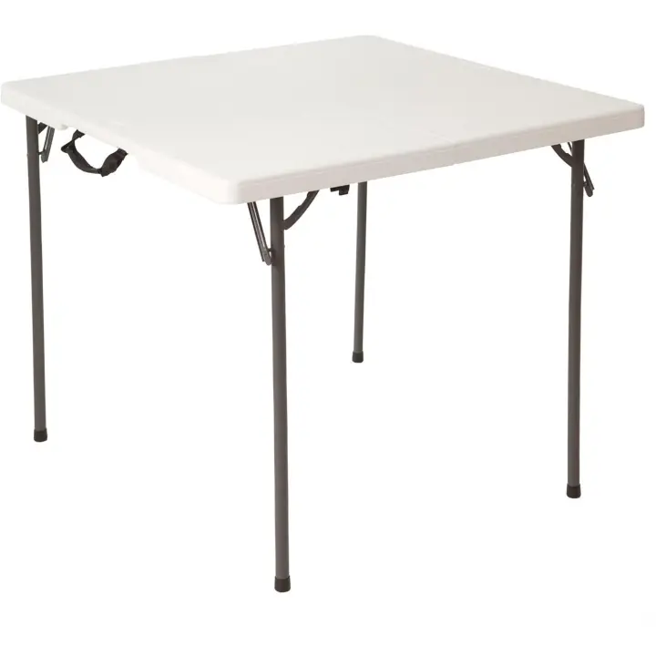 Mesa de Campamento Plegable Portátil Cuadrada, Duradera, Ligera y Resistente - 1