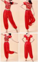 Conjunto de vientre para adultos de princesa, puesta en escena en Arabia Oriental, Bollywood Tre Rave, trajes de baile - details 16