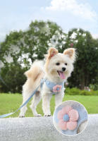 Correa de arnés para mascotas ajustable Set de correa de 1.2m para cachorros, gatos, perros franceses, chihuahuas Caminatas al aire libre - details 0