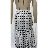 Falda estilo corrida de toros, lunares, vestido largo multicapa, suelto y con dobladillo grande - details 28