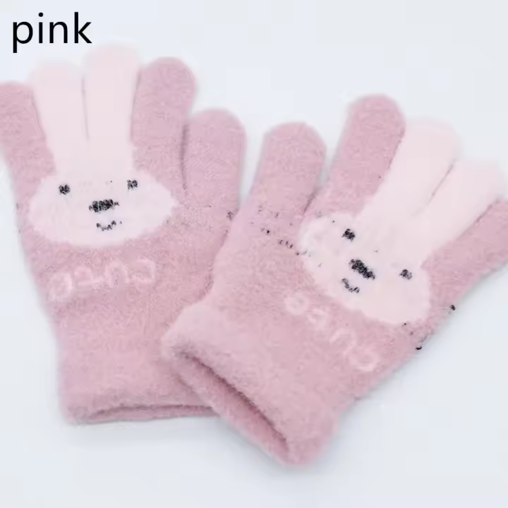 1 par de wen para niños, wm winter a girls, suaves con ctoons útiles para niños de 3 a 10 años - 1