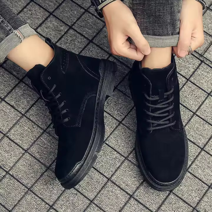 Los boo retro de otoño para hombre son cálidos y cómodos, combinados con un suelo ligero y transpirable. - 1