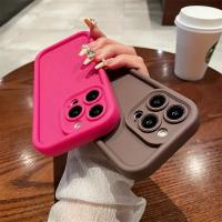 Funda de teléfono de silicona de Color caramelo de lujo para IPhone 11 13 12 14 15 16 Pro Max 15 Pro 14 PLUS funda a prueba de golpes funda para Iphone 11 Pro - details 4