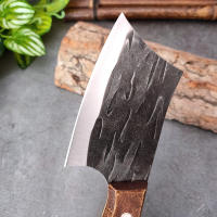 Cuchillo De Cocina InLeung De Acero Inoxidable Con Mango De Madera Para Slicear Pescado Carne Y Vegetales Herramientas De Cocina Chef Cuchillo De Resbaladizo - details 4