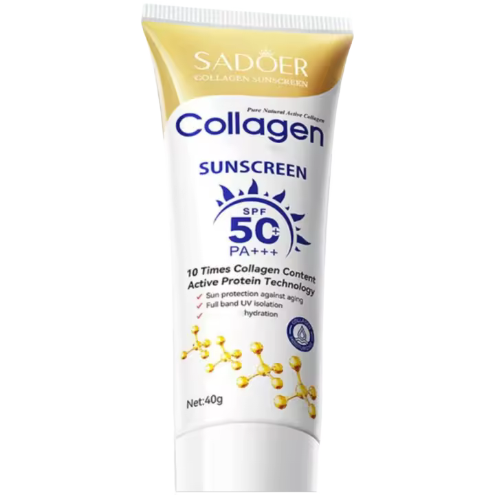 Crema de Protección Solar SADOER SPF 50 Control de Aceite Anti UV Anti Oxidante Hidratante para la Piel Mojecaje Facial Duradero - 1